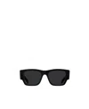 Prada Symbole Square-frame Sunglasses In Black