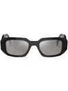 Prada Acetate Black Sunglasses In Black