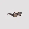 Prada Brown Symbole Acetate Sunglasses