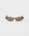 Prada Symbole Sunglasses In Brown