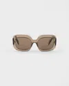 Prada Symbole Sunglasses In Brown