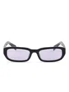 Prada Symbole Acetate Sunglasses In Black