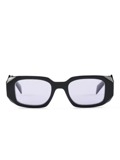 Prada Symbole Sunglasses In Lavender Lenses
