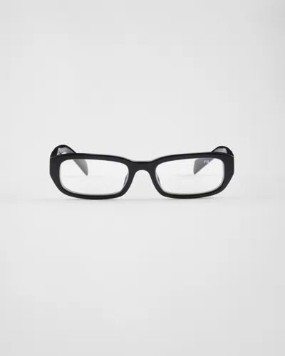 Prada Symbole Sonnenbrille In Blaue Gläser