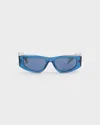 Prada Symbole Sunglasses In Blue