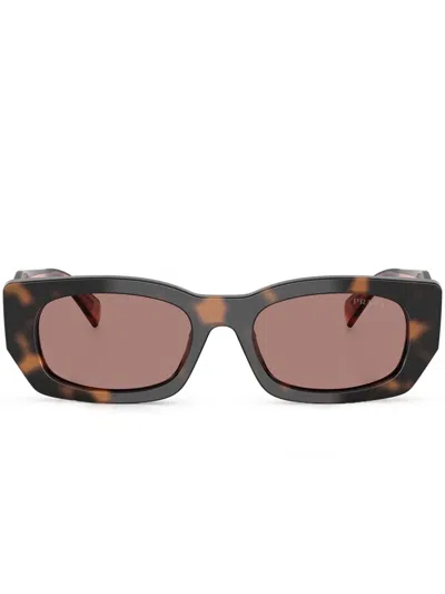 Prada Symbole Sunglasses In Brown