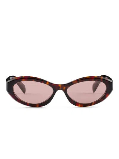 Prada Symbole Sunglasses In Mahoghany Lenses
