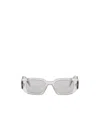 Prada Symbole Rectangular Women's Sunglasses, Pr 17ws In Gray