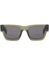 Prada Symbole Sunglasses In Green
