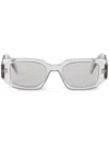 Prada Pr 17ws 12r30b 49mm Womens Rectangle Sunglasses In Grey