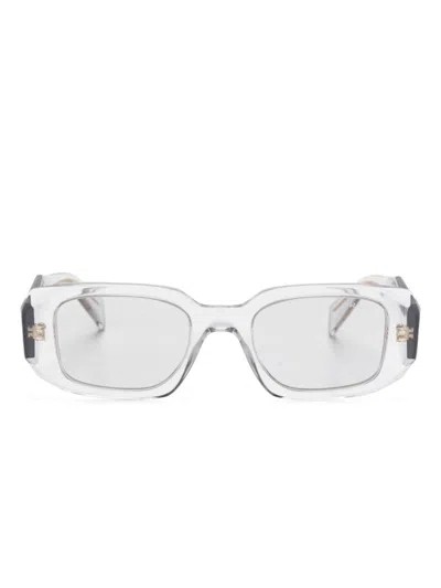 Pre-owned Prada Symbole Sunglasses In Grey