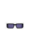 Prada Symbole Rectangle-frame Sunglasses In Purple