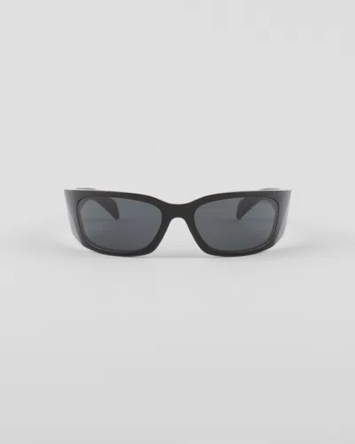 Prada Symbole Sunglasses In Slate Grey Lenses