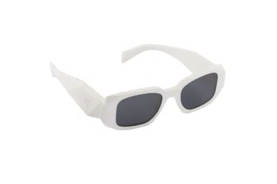 Pre-owned Prada Symbole Sunglasses Slate/grey (spr17w_e142_f05s0_c_049)