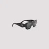 Prada Symbole Sunglasses In Z Black Black