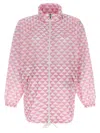 Prada Symbol Geometric High Collar Jacket