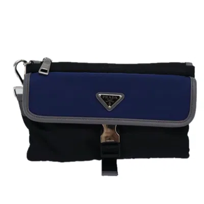 Pre-owned Prada Synthetic Clutch Bag () In Black