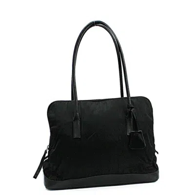 Prada Synthetic Tote Bag () In Black