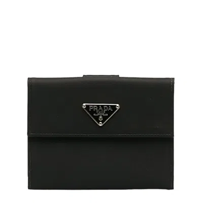Prada Synthetic Wallet () In Black