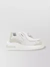 PRADA SYSTEME LOW-TOP ROUND TOE SNEAKERS