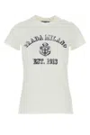 Prada Stamped Logo Crew Neck T-shirt
