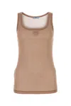 Prada Women's Powder Silk Tank Top