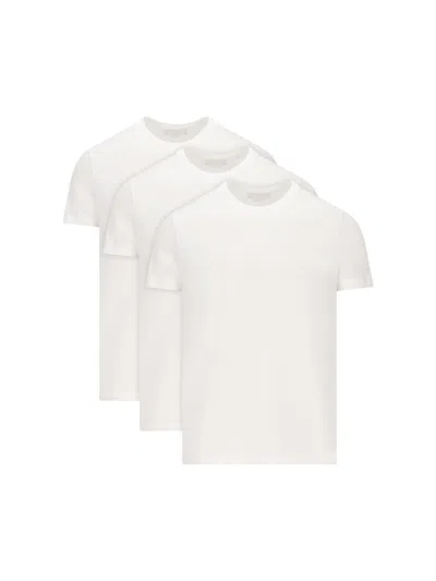 Prada T-shirt And Polo Shirt In Neutral