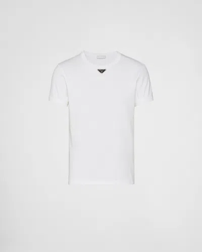 PRADA T-SHIRT AUS BAUMWOLLE