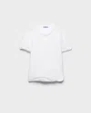 Prada Women White Wire T-shirt, S Luxury T-shirts For Women Darveys In White