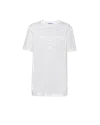 Prada Oversize Crew Neck T-shirt In White