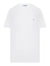 Prada Crystal-embellished Triangle Logo T-shirt
