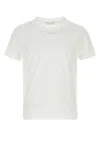Prada Crew Neck Short Sleeve Fitted T-shirt In White