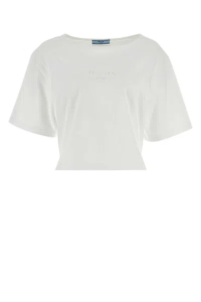 Prada Logo In White