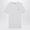 Prada Triangle Logo Cotton T-shirt In White