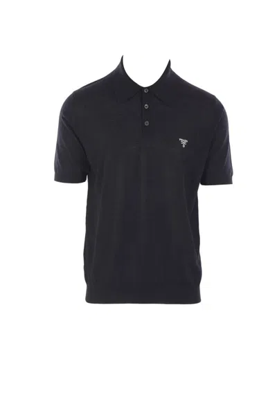 Prada T-shirts And Polos In Black