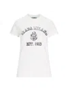 Prada T-shirt With Logo Print In White