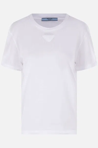 Prada T-shirts And Polos In White