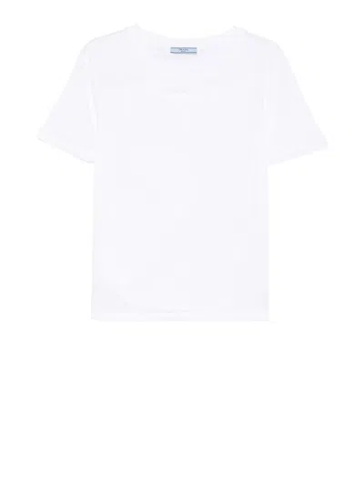 Prada T-shirts And Polos White