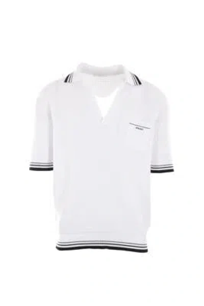 Prada T-shirts And Polos In White