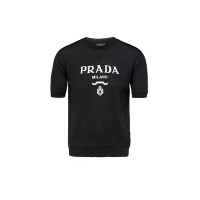Prada T-shirts & Tops In Nero