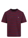 Prada Striped Cotton Crew Neck T-shirt