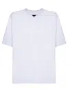 Prada White Triangle Logo T-shirt In White