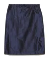 Prada Drawstring Midi Pencil Skirt In Multi
