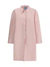 Prada Multicolor Silk Coat In Pink