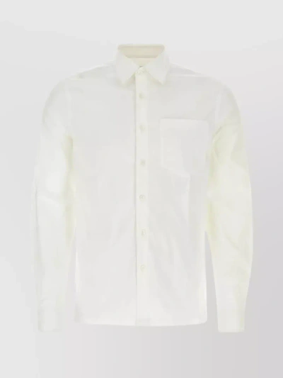 Prada Camicia-43 Nd  Male In White