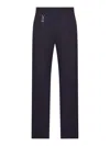 Prada Tailored Cotton Poplin Trousers In Multi