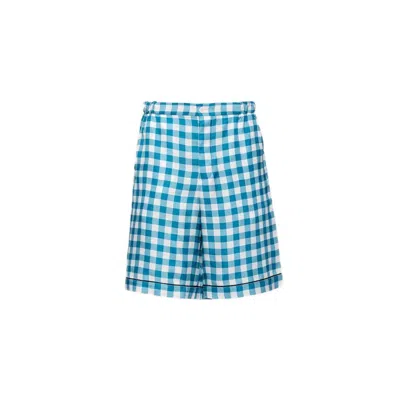 Prada Tailored Mini Twill Trousers For Men In Multi