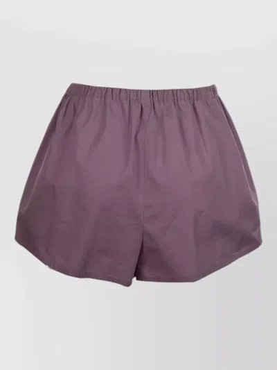 Prada Tailored Shorts Button Detail And Back Pockets In Multi