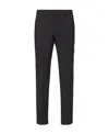Prada Tailored Straight-leg Trousers In Black