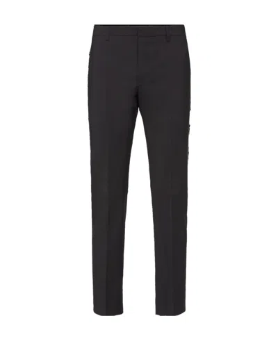 Prada Tailored Straight-leg Trousers In Black